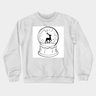 Reindeer snowball Crewneck Sweatshirt